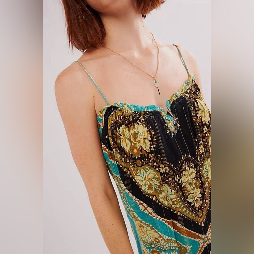 Free People Mojave Mermaid Metallic Maxi Slip Dress - Picture 3 of 7